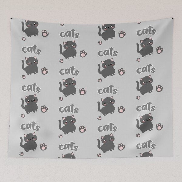 Item preview,  cute black fat cat designed and sold by yessebel.