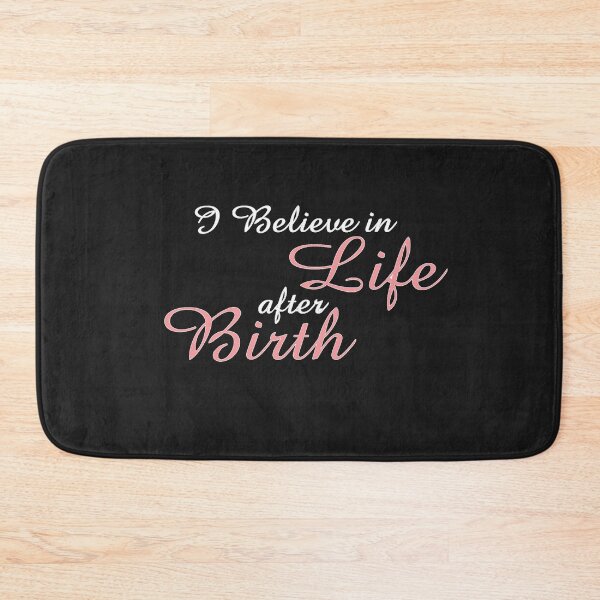 Item preview, I Believe In Life After Birth Wearable Art designed and sold by Rightbrainwoman.