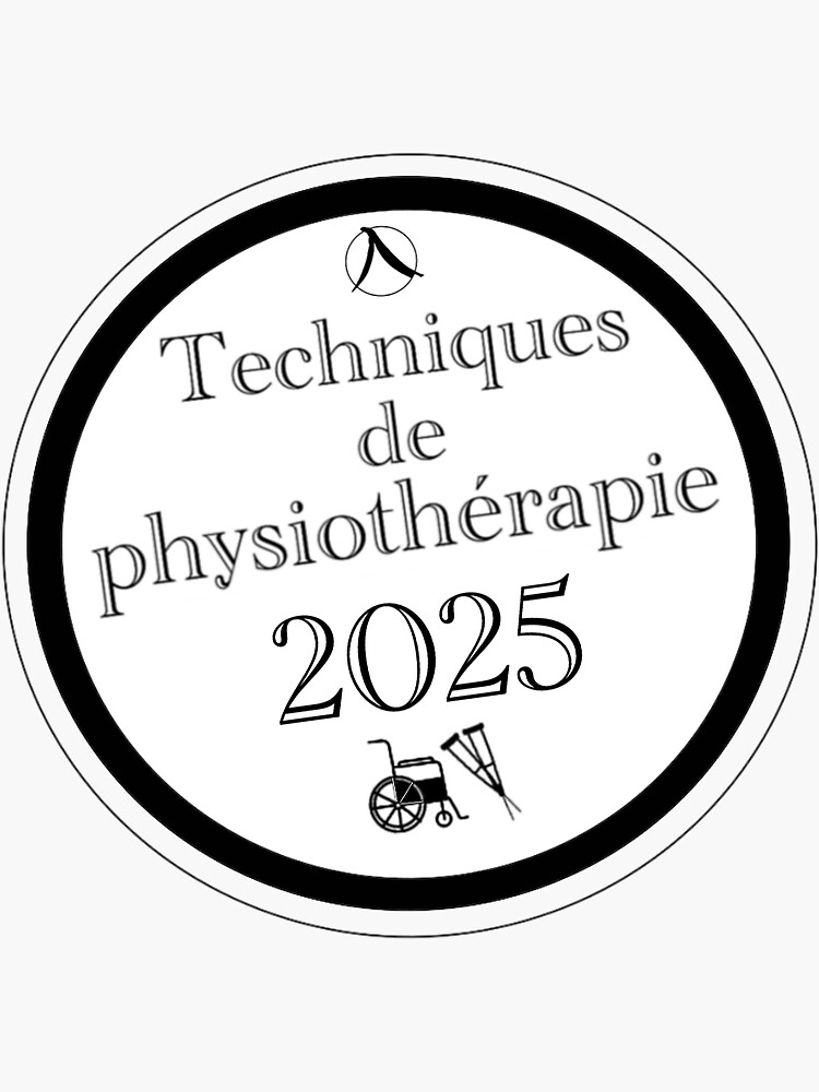 "Physiotherapy Techniques 2025" Sticker for Sale by laetitiagingras