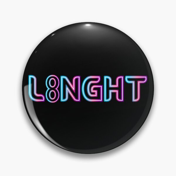 Item preview, L8NGHT neon sign designed and sold by MyMerch4u.