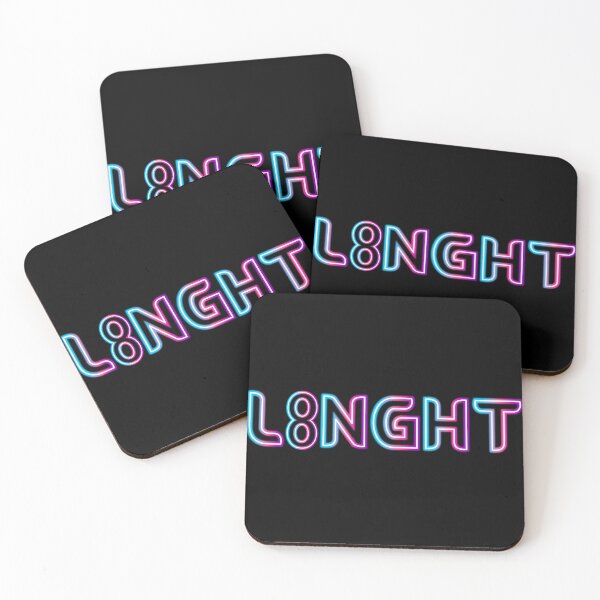 Item preview, L8NGHT neon sign designed and sold by MyMerch4u.