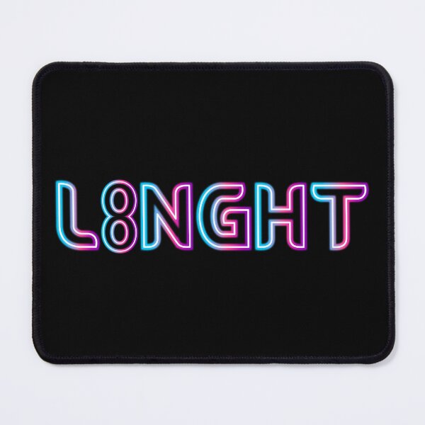 Item preview, L8NGHT neon sign designed and sold by MyMerch4u.