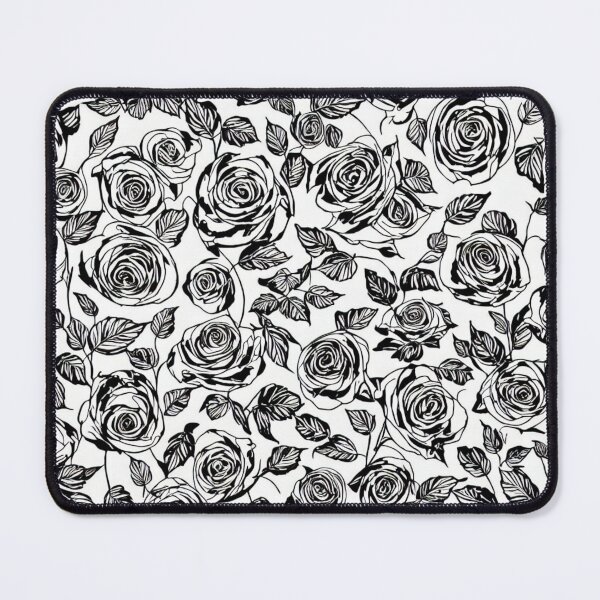 Item preview, Black and White Rose Pattern designed and sold by ArtzandDesignz.