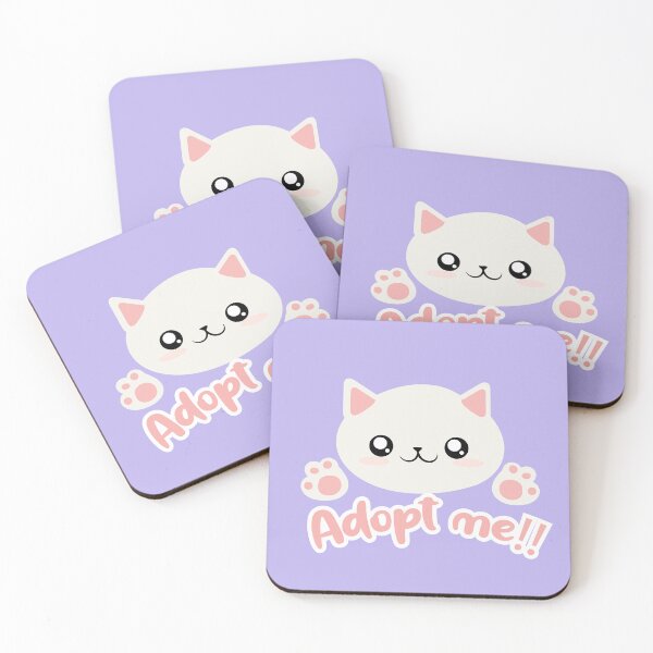 Item preview, white cat adopt me designed and sold by yessebel.