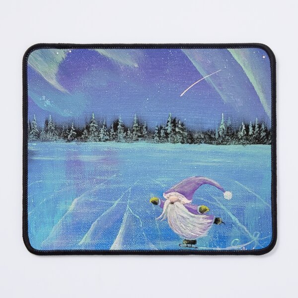 Item preview, Gnome Skating under Aurora designed and sold by Debbie Center.