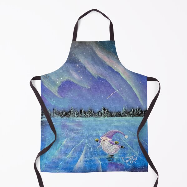 Item preview, Gnome Skating under Aurora designed and sold by Debbie Center.
