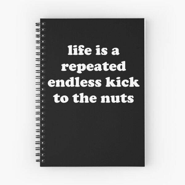Item preview, Life Is A Repeated Endless Kick To The Nuts - Oddly Specific, Cursed Meme designed and sold by SpaceDogLaika.