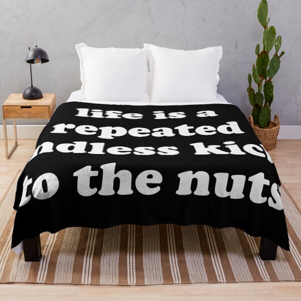 Item preview, Life Is A Repeated Endless Kick To The Nuts - Oddly Specific, Cursed Meme designed and sold by SpaceDogLaika.