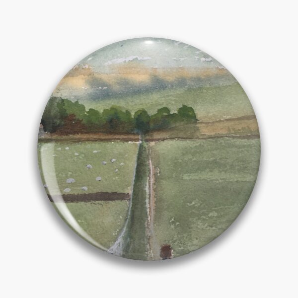 Item preview, Man and dog walking country lane designed and sold by JimHRocky.