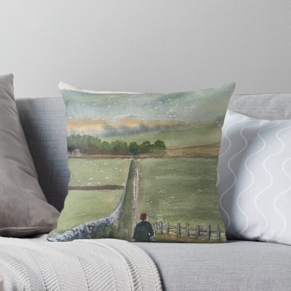 Item preview, Man and dog walking country lane designed and sold by JimHRocky.