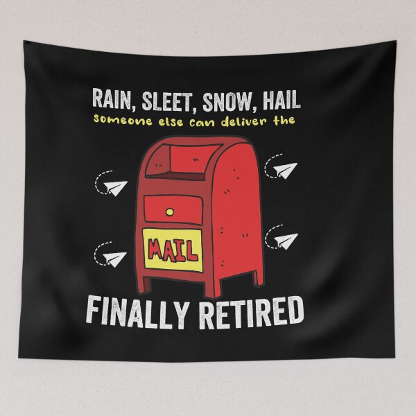 Item preview, Retired Postman Mail Delivery Mailman  designed and sold by POPLIN ⭐ ⭐ ⭐ ⭐ ⭐.