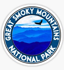 Great Smoky Mountains National Park Tennessee North Carolina Gatlinburg Sticker