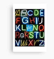 ABC Canvas Print