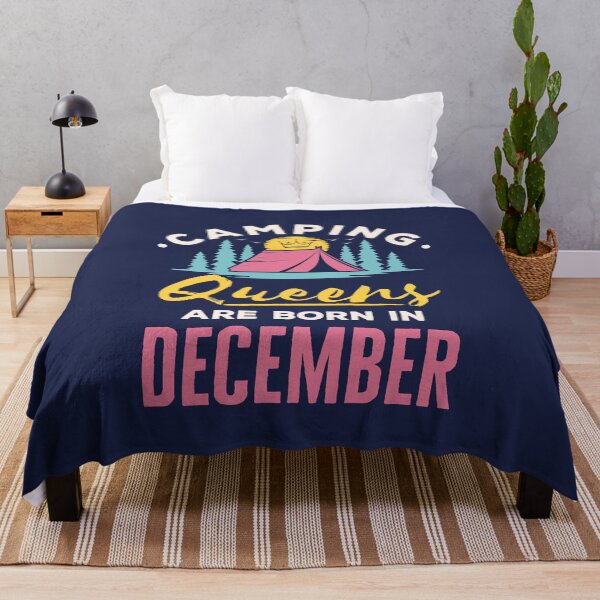 Item preview, Camping Birthday Women Girls Queens Are Born in Decenber designed and sold by jaygo.