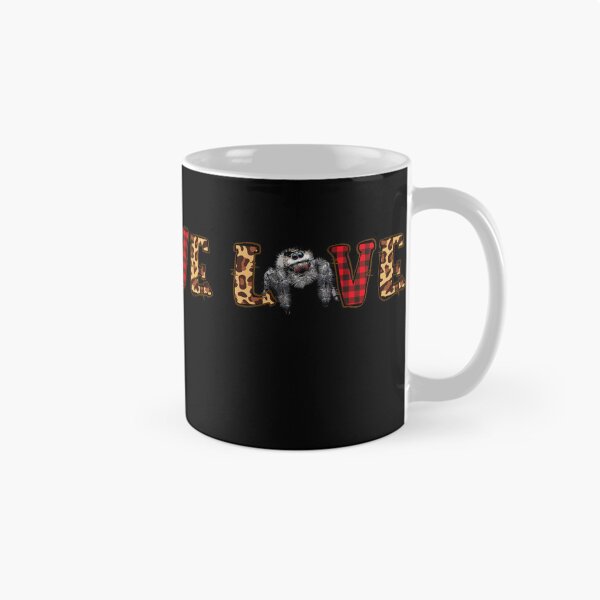 Item preview, Leopard Christmas Jumping Spider Love designed and sold by Zurickdesigns.