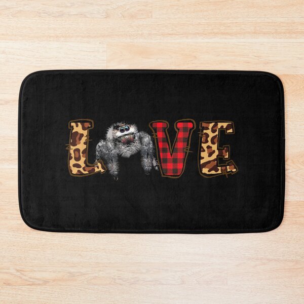 Item preview, Leopard Christmas Jumping Spider Love designed and sold by Zurickdesigns.
