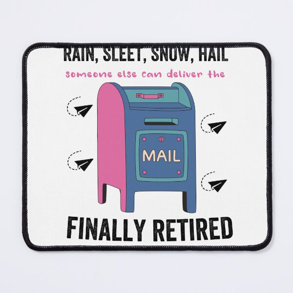 Item preview,   Retired Postman Mail Delivery Mailman  designed and sold by POPLIN ⭐ ⭐ ⭐ ⭐ ⭐.