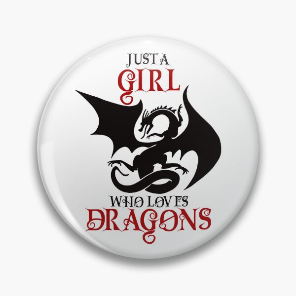 Item preview, Just a girl who loves dragons designed and sold by BlackCatArtBB.