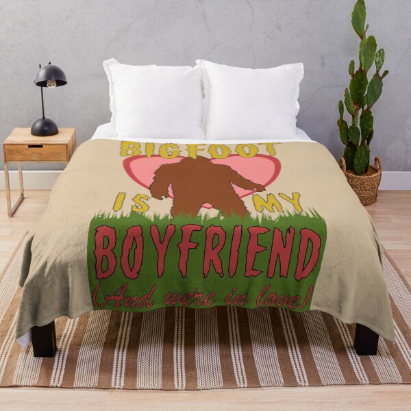 Item preview, Bigfoot Is My Boyfriend And We're In Love - Meme, Oddly Specific, Cursed, Weird designed and sold by SpaceDogLaika.