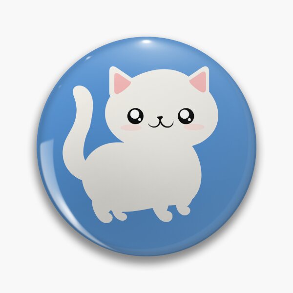Item preview, white fat cat designed and sold by yessebel.