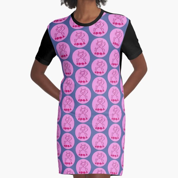 KATZE CAT MINIMALISM T-Shirt Kleid