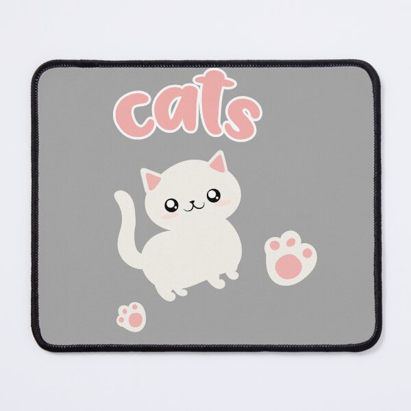 Item preview, cute white fat cat designed and sold by yessebel.