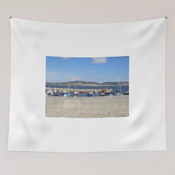 Item preview, Peeking Over the Cobb, Lyme Regis designed and sold by LynneBlair.