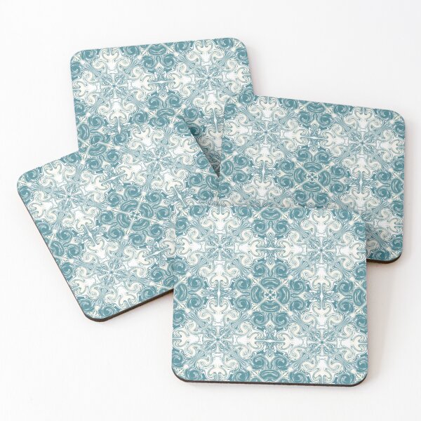 Item preview, Teal tile pattern designed and sold by LKL-Designs.