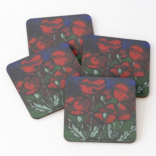 Item preview, Red Poppies 8 designed and sold by Jan Palmer.