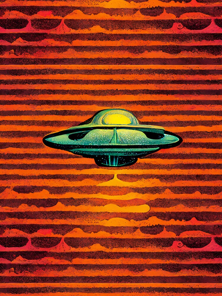 Thumbnail 4 of 4, iPhone Case, UFO designed and sold by TextureFactory.