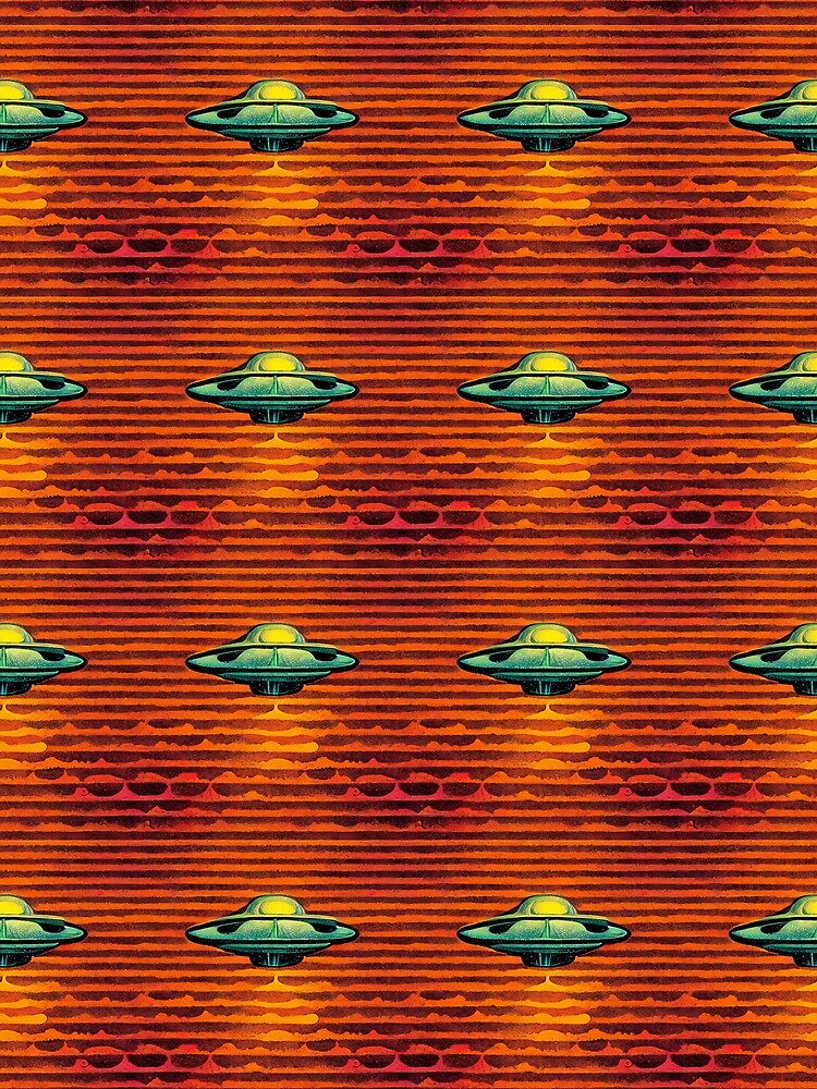 Thumbnail 3 of 3, Scarf, UFO designed and sold by TextureFactory.
