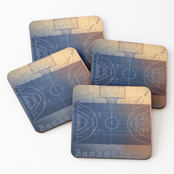 Item preview, Basketball court Blueprint 7 designed and sold by Generationalpic.
