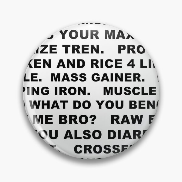 Item preview, Gym bro jokes designed and sold by LukeRosenberg.