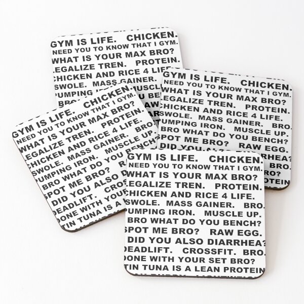 Item preview, Gym bro jokes designed and sold by LukeRosenberg.