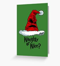 Naughty or Nice? Greeting Card