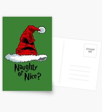 Naughty or Nice? Postcards