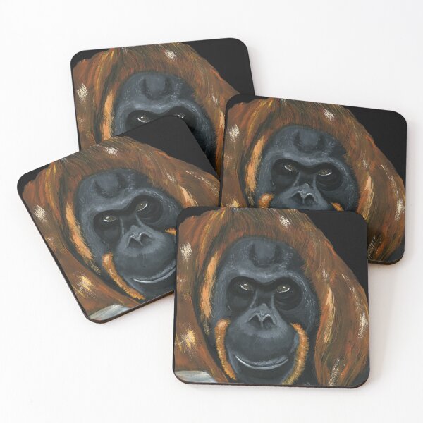 Item preview, Orangutan | Watercolor Art by Sulazen designed and sold by SULAZEN.