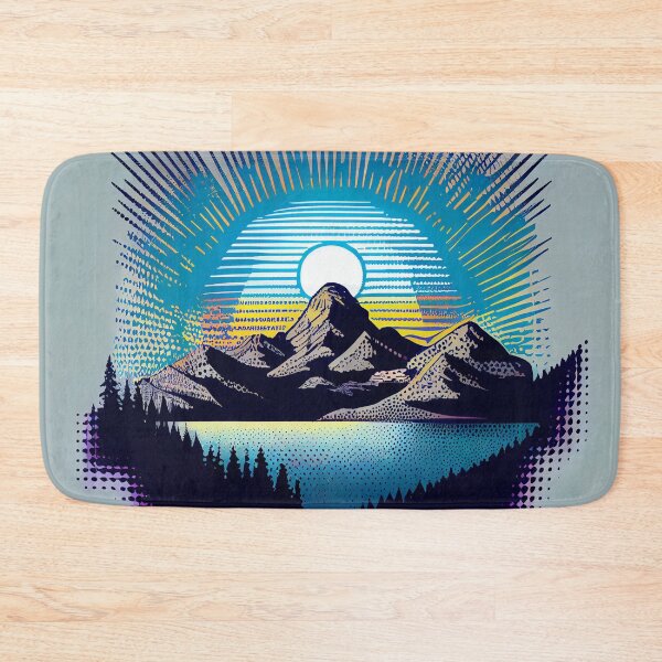 Item preview, Mountains made with dots designed and sold by ljgift.