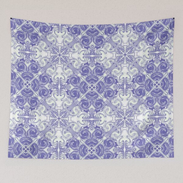 Item preview, Shades of blue tile pattern designed and sold by LKL-Designs.