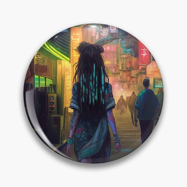 Item preview, Jin Walking in Tokyo at Night designed and sold by PsyFreak! arts.