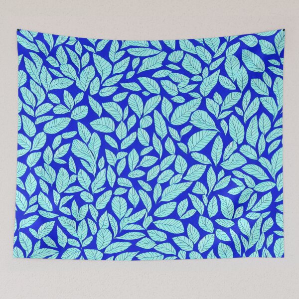 Item preview, Blue Leaf Pattern designed and sold by ArtzandDesignz.