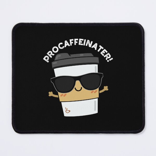 Item preview, Procaffeinater Funny Coffee Puns (Dark BG) designed and sold by punnybone.