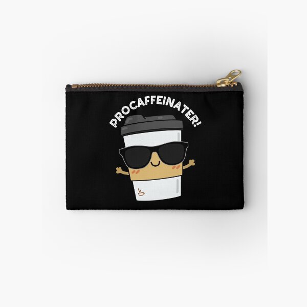 Item preview, Procaffeinater Funny Coffee Puns (Dark BG) designed and sold by punnybone.
