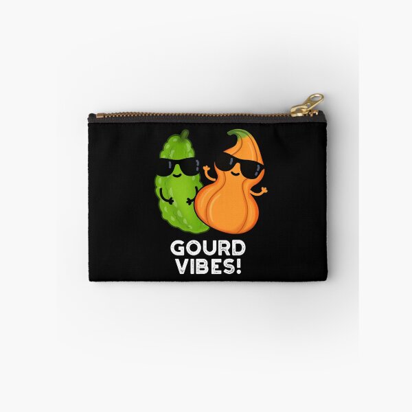 Item preview, Gourd Vibes Funny Veggie Puns (Dark BG) designed and sold by punnybone.