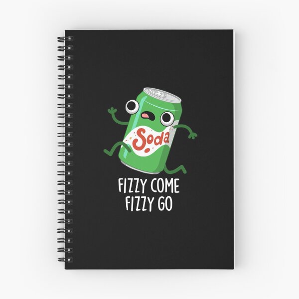 Item preview, Fizzy Come Fizzy Go Funny Soda Pop Puns (Dark BG) designed and sold by punnybone.