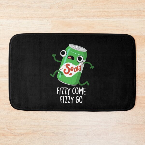 Item preview, Fizzy Come Fizzy Go Funny Soda Pop Puns (Dark BG) designed and sold by punnybone.