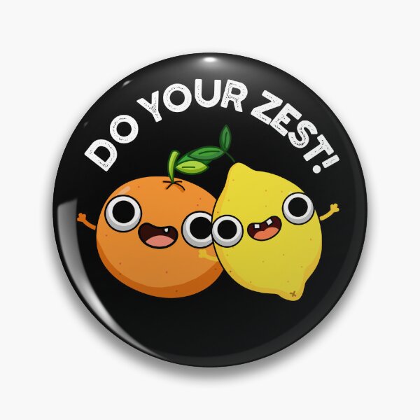 Item preview, Do Your Zest Funny Fruit Puns (Dark BG) designed and sold by punnybone.