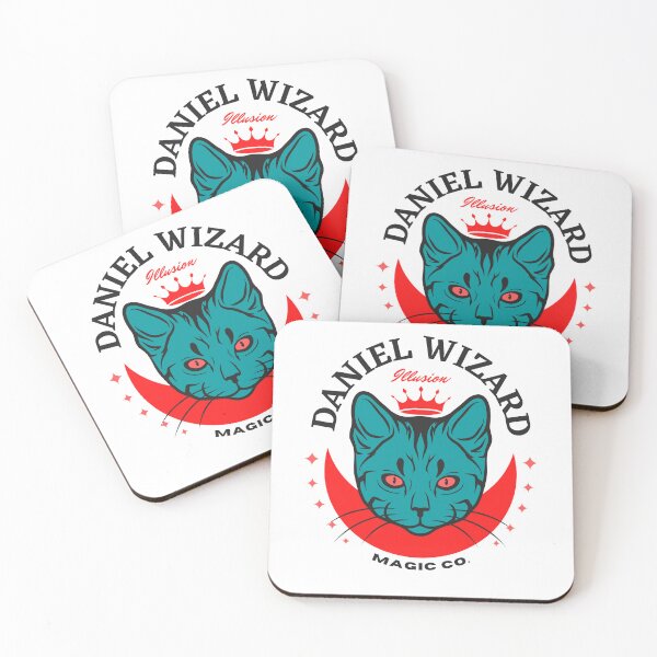 Item preview, DANIEL NAME: DANIEL GREEN WIZARD MAGIC CAT DESIGN. designed and sold by AlexRelax.