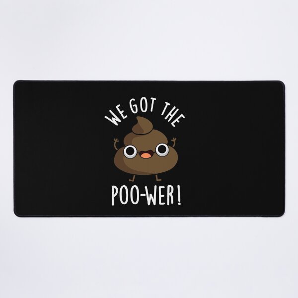 Item preview, We Got The Poo-wer Funny Poop Puns (Dark BG) designed and sold by punnybone.