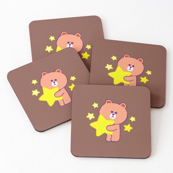 Item preview, Cute  bear with gold stars   designed and sold by MagiCatsophia.